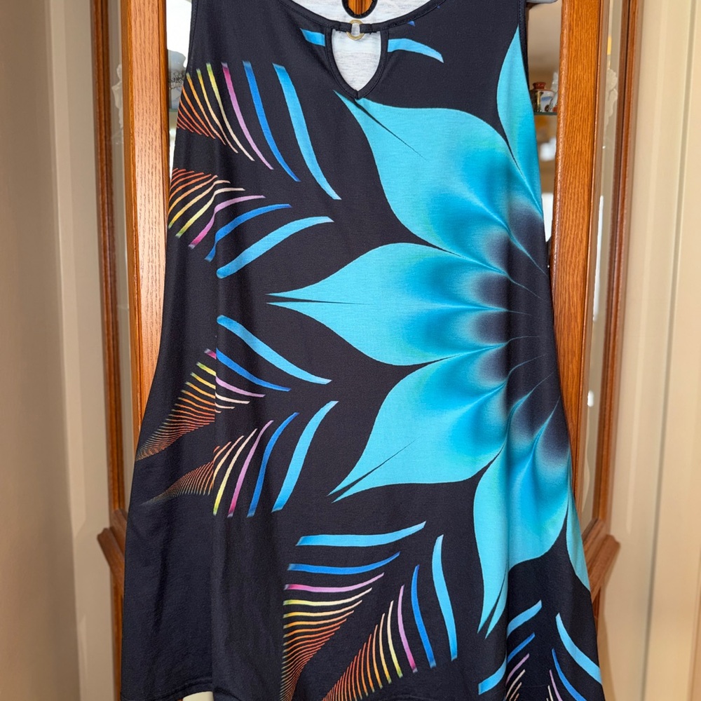 Boho Beach Floral Sleeveless Sundress